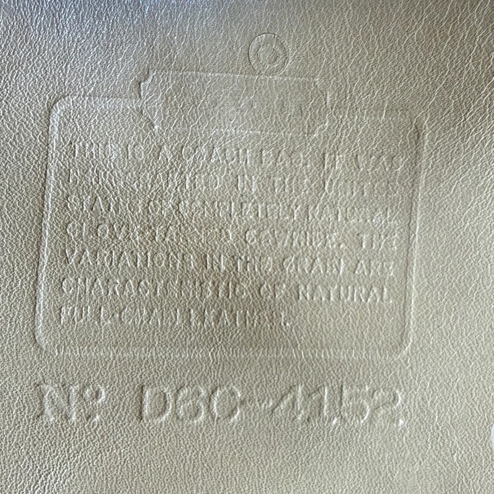 Vintage Coach Chamois Bantam Bag Style # 4152 Backpack Mini Bag - Picture 11 of 15